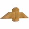 Ekena Millwork Eugene Rough Sawn Timber Gable Bracket, Western Red Cedar, 36"W x 10"H x 4"D x 6"F, 7/12 Pitch GBW036X10X0406EUG00RWR - alternate 2